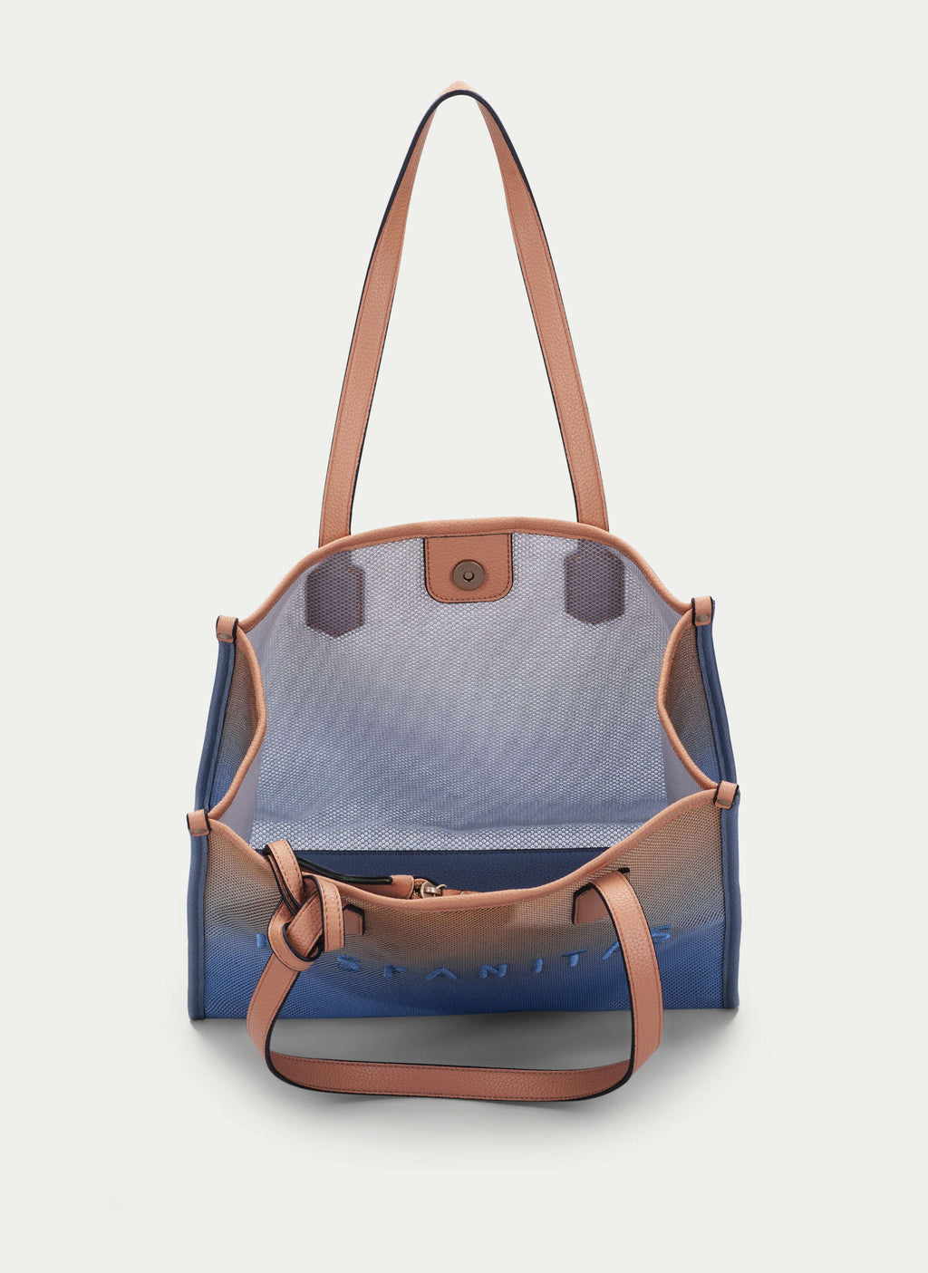 HSP BV243239 Shopper Bag Peach-Azure