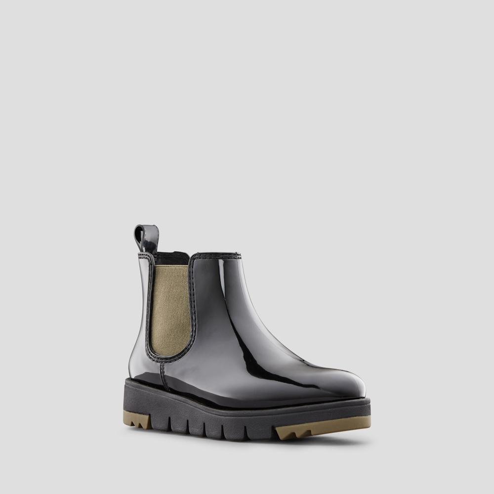 CGR Firenze-80 Black Chelsea Rainboot