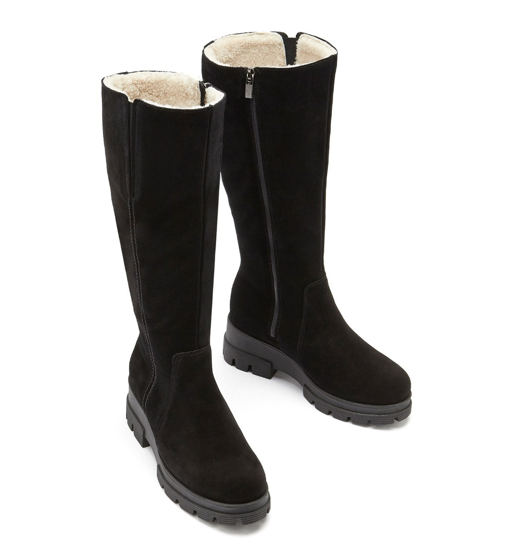 LC ZORA-635 BLACK SUEDE WP