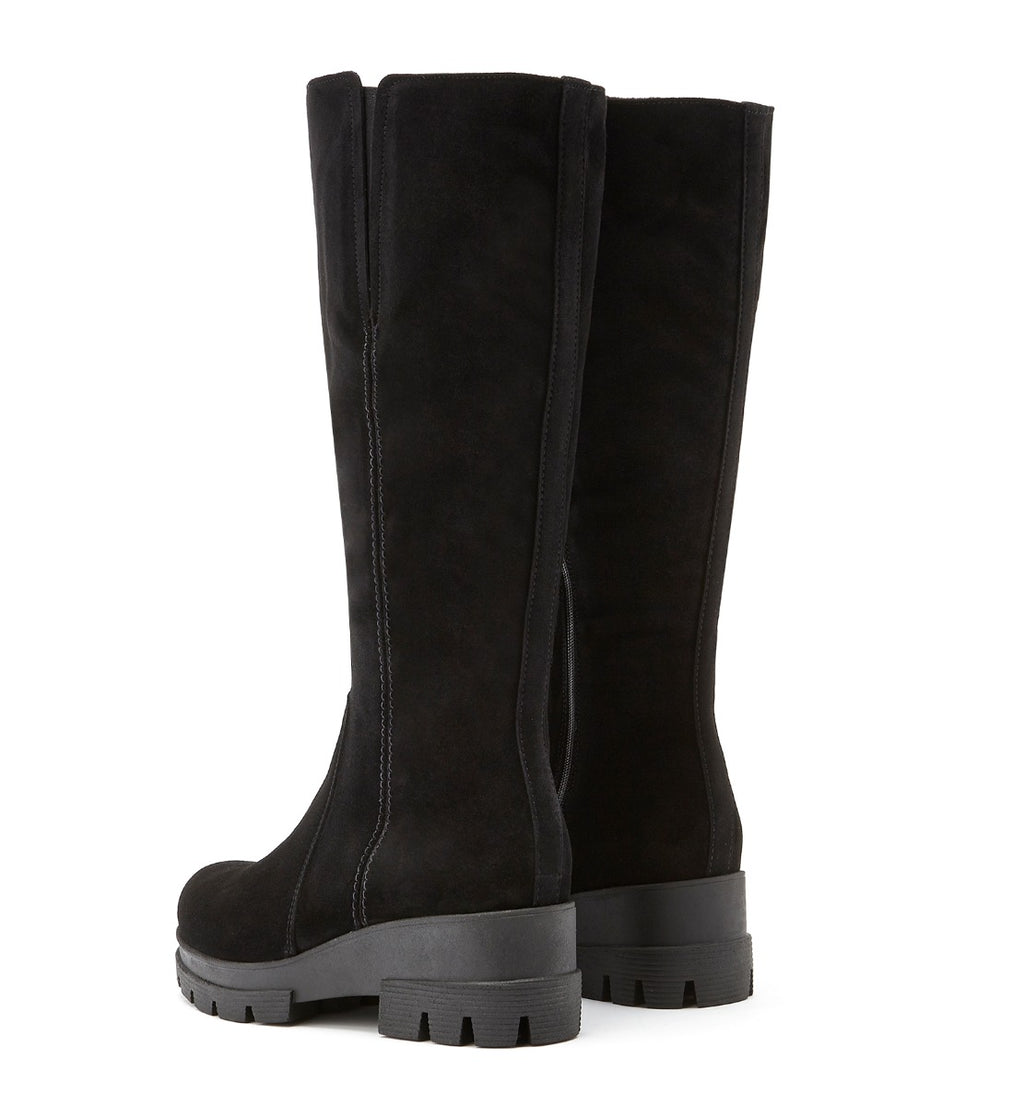 LC ZORA-635 BLACK SUEDE WP