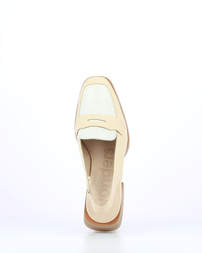 WND 3168-250 Natural white slingback