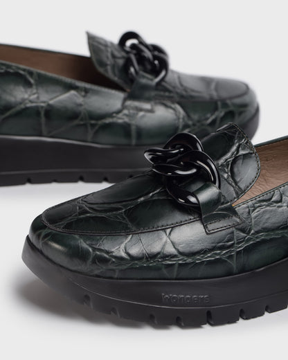 WND 7153-260 Green loafer