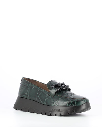WND 7153-260 Green loafer