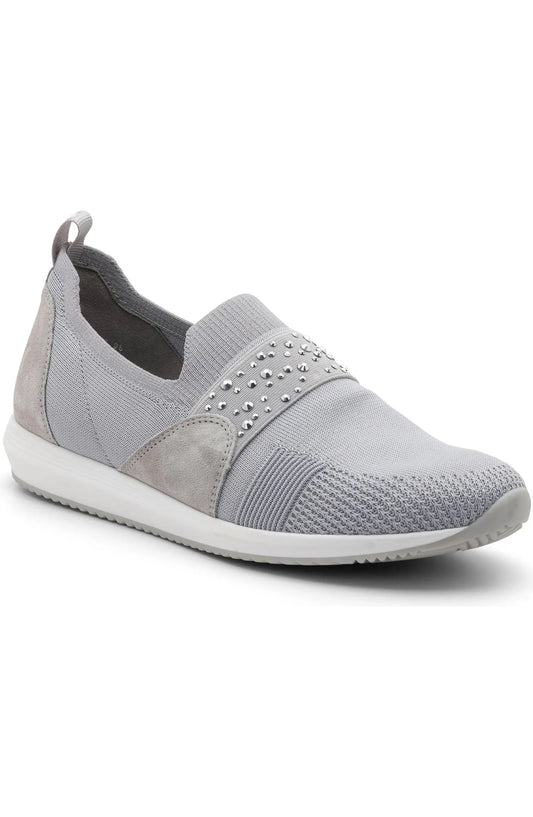 ARA 320-225 Lynn Knit Slip-On Pebble Wovenstretch