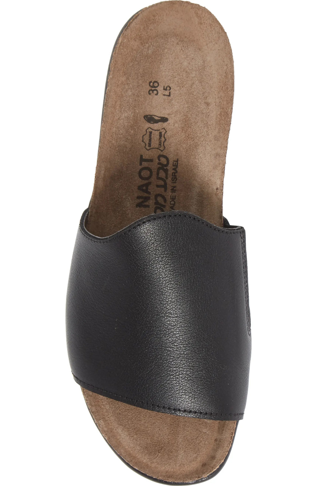 Naot Skylar Black Leather