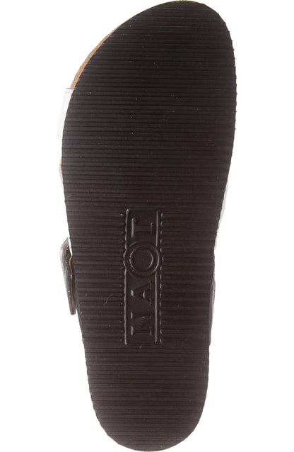 Naot Juliette Black White leather