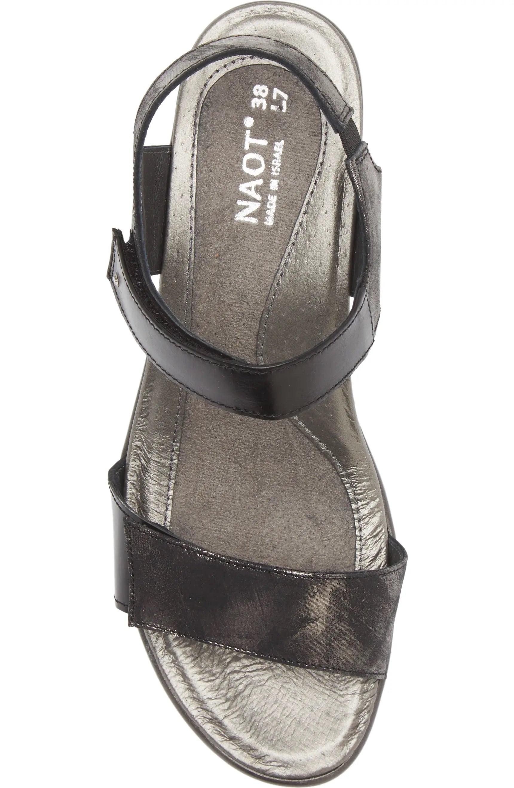 Naot Extant Metallic Onyx Black Ice