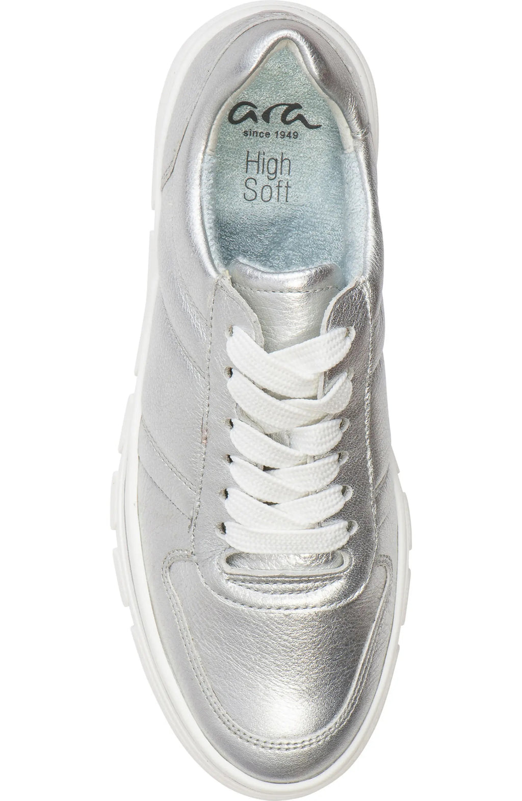 ARA 717-215 Carmel Silver Metallic Leather